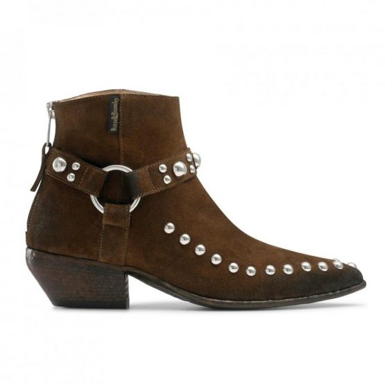 Ankle Boots | Harness Beige – Russell & Bromley Womens