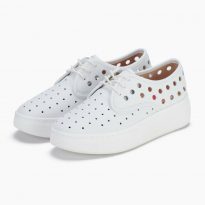 Chunky Sole | Derby City Circle White – Rollie Womens