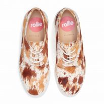 Chunky Sole | Derby City Cow Brown – Rollie Womens