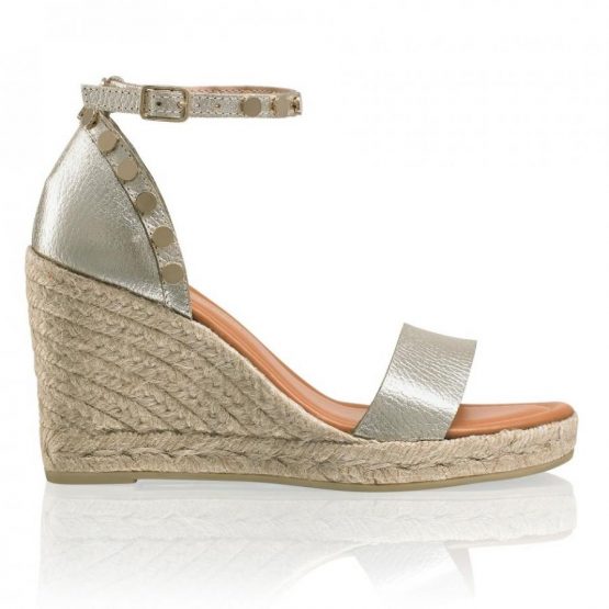 Espadrilles | Coin Spin Metallic – Russell & Bromley Womens