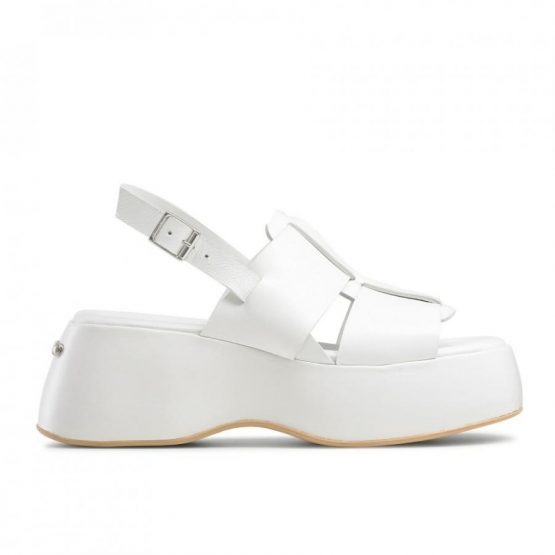 Flat Sandals | High Life White – Russell & Bromley Womens