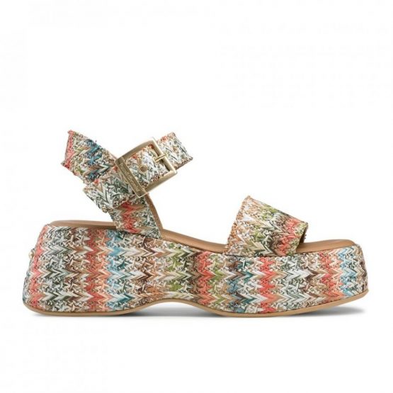 Flat Sandals | High Sky Multi Coloured – Russell & Bromley Womens