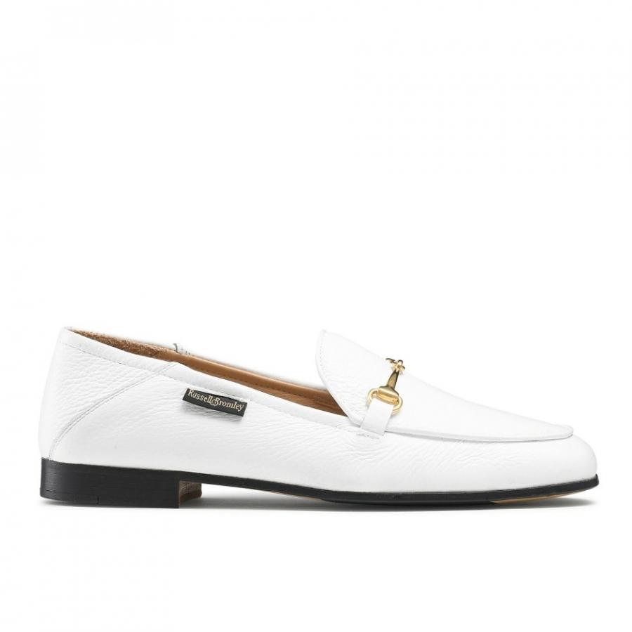 Flats | Loafer White – Russell & Bromley Womens