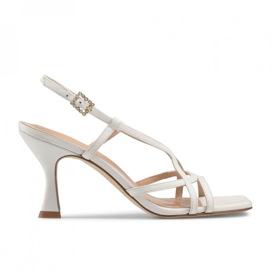 Heeled Sandals | Prosecco Beige – Russell & Bromley Womens