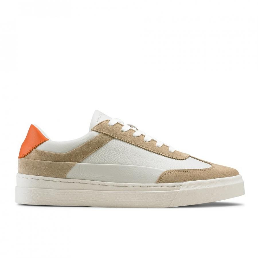 Lace-Up Sneakers | Belmont Beige – Russell & Bromley Mens