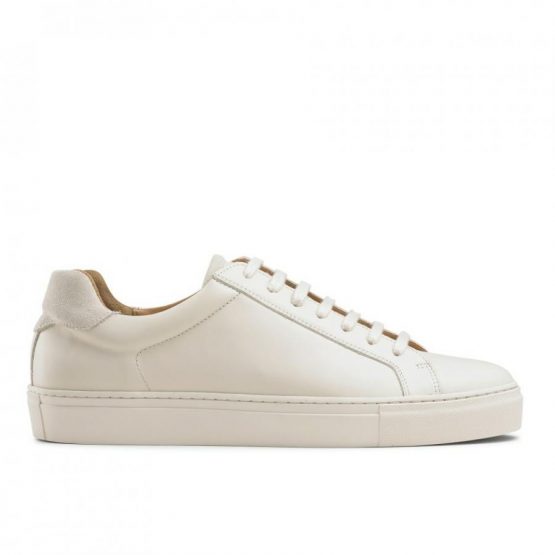 Lace-Up Sneakers | Downfield Beige – Russell & Bromley Mens