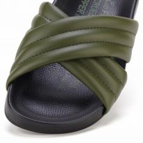 Sandal | Tide Cross Padded Cactus Leather Green – Rollie Womens