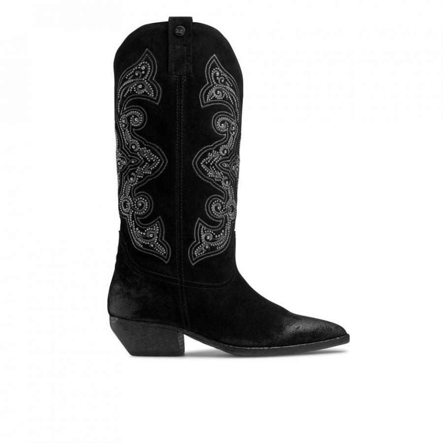 Western Boots | Wild West Black – Russell & Bromley Womens