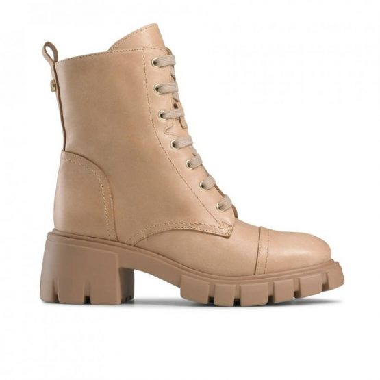 Heeled Boots | Laceabout Brown – Russell & Bromley Womens